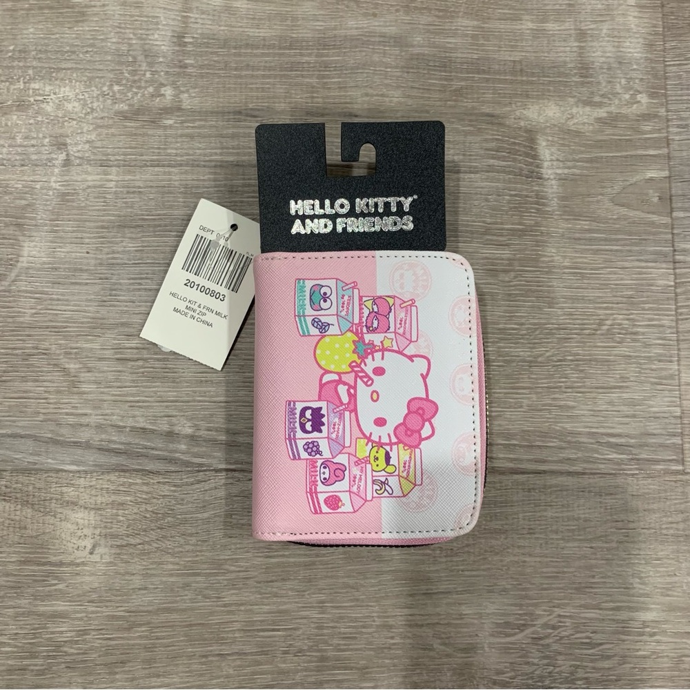 Hello Kitty Pink and White Wallet